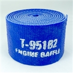 1/8" x 3" x 9' Silicone Engine Baffle (Textured Finish) Blue | Brown Aircraft Supply