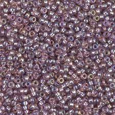 kelliesbeadboutique.com | 11/0 Miyuki Silverlined Smoky Amethyst AB Seed Beads