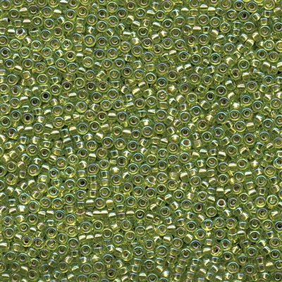 11/0 Miyuki Silverlined Chartreuse Seed Beads