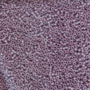 11/0 Matte Transparent Light Amethyst Miyuki Seed Beads