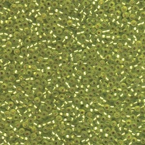 11/0 Matte S/L Chartreuse Miyuki Seed Beads