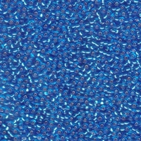 kelliesbeadboutique.com | 11/0 Miyuki Silver Lined Sapphire Seed Beads