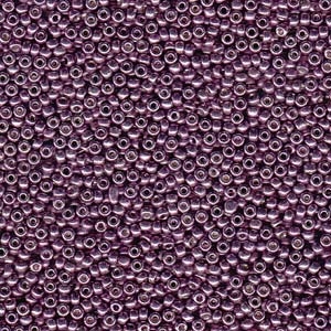 kelliesbeadboutique.com | 11/0 Duracoat Eggplant Galvanized Miyuki Seed Beads