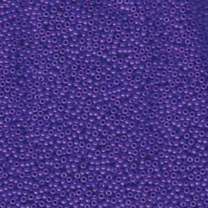 15/0 Miyuki Seed Beads Dyed Op. Purple