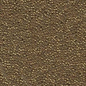 15/0 Miyuki Seed Beads Metallic Light Bronze