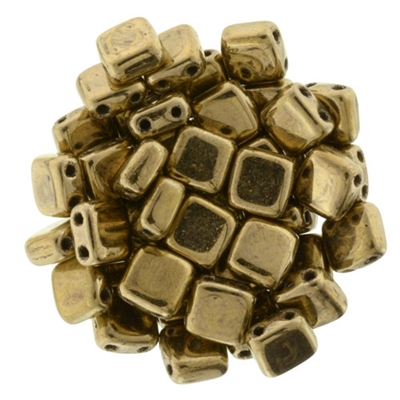 CzechMates Bronze Tile Bead 6mm