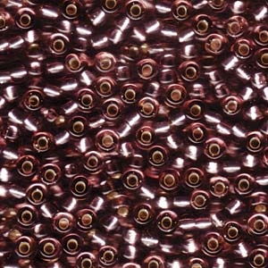 kelliesbeadboutique.com | 6/0 Miyuki  Silver Lined Smokey Amethyst Seed Beads