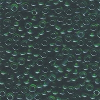 kelliesbeadboutique.com | 6/0 Miyuki Transparent Green Seed Beads
