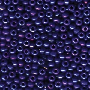 kelliesbeadboutique.com | 6/0 Miyuki Opaque Cobalt Luster Seed Beads