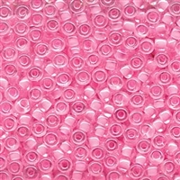 kelliesbeadboutique.com | 6/0 Miyuki Pink Lined Crystal Seed Beads