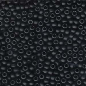 kelliesbeadboutique.com | 6/0 Miyuki Matte Black Seed Beads