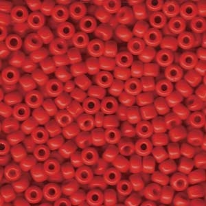 kelliesbeadboutique.com | 6/0 Miyuki Opaque Red Seed Beads