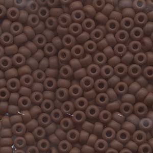 kelliesbeadboutique.com | 6/0 Matte Opaque Chocolate Miyuki Seed Beads