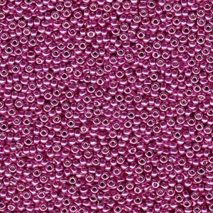 6/0 Duracoat Galvanized Hot Pink Miyuki Seed Beads