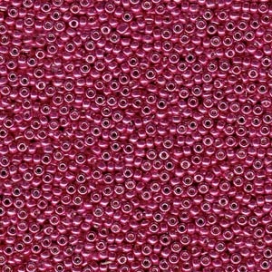 6/0 Miyuki Duracoat Galvanized Lt Cranberry