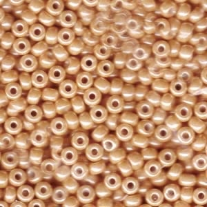 kelliesbeadboutique.com | 6/0 Miyuki Light Caramel Ceylon Seed Beads