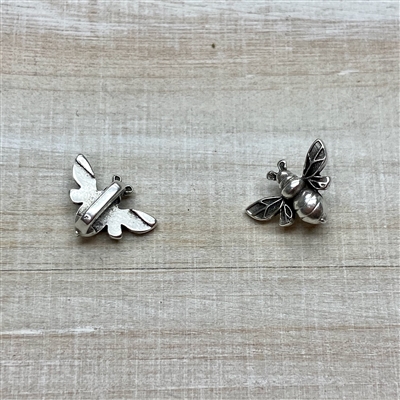 kelliesbeadboutique.com | Flat Honeybee Slider for 5mm Leather