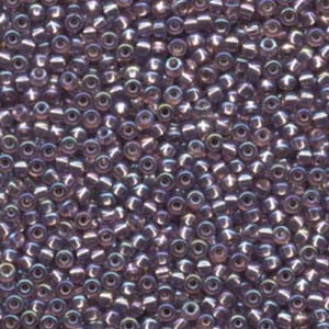 8/0 Smoky Amethyst Silver Lined AB Miyuki Seed Beads
