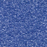 8/0 Light Cornflower Blue Transparent Miyuki Seed Beads