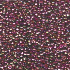 8/0 Dk Smoky Amethyst Transparent AB Miyuki Seed Beads