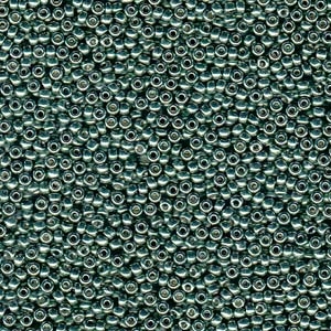 8/0 Duracoat Galvanized Sea Green Miyuki Seed Beads