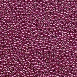 8/0 Duracoat Galvanized Magenta Miyuki Seed Beads