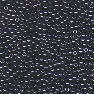 8/0 Gunmetal Transparent Miyuki Seed Beads