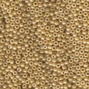 kelliesbeadboutique.com | 8/0 Miyuki  Dark Beige Ceylon Seed Beads