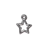 TierraCast Open Star Charm