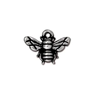 kelliesbeadboutique.com |TierraCast Honeybee Charm