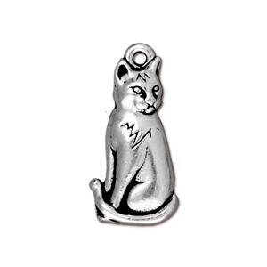 kelliesbeadboutique.com | TierraCast Sitting Cat