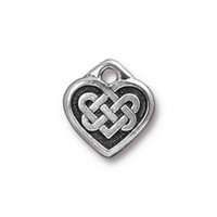 kelliesbeadboutique.com | TierraCast Small Celtic Heart