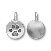 kelliesbeadboutique.com | TierraCast Paw Charm