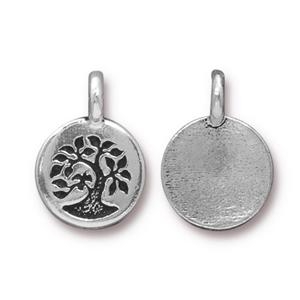 kelliesbeadboutique.com | TierraCast Tree Charm