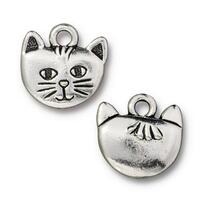 kelliesbeadboutique.com | TierraCast Whiskers Charm