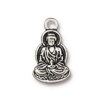 TierraCast Sitting Buddha Charm