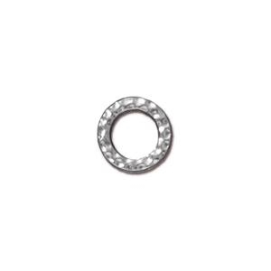 TierraCast Small Hammertone Ring 8 mm