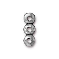 kelliesbeadboutique.com | TierraCast Nugget 3 Hole Bar Link 7mm