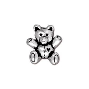 kelliesbeadboutique.com | TierraCast Teddy Bear Bead