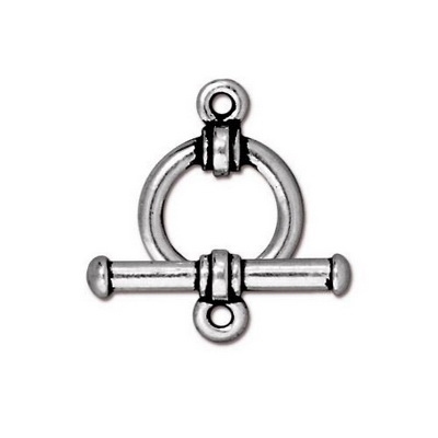 kelliesbeadboutique.com |TierraCast Bar and Ring Toggle Set