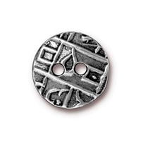 kelliesbeadboutique.com | TierraCast Round Coin Button