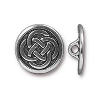 kelliesbeadboutique.com | TierraCast Celtic Knot Button