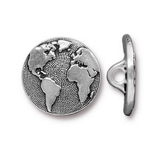 kelliesbeadboutique.com | TierraCast Earth Button