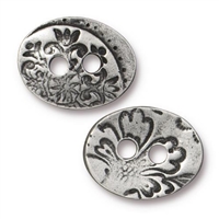 kelliesbeadboutique.com | TierraCast Jardin 2 Hole Button