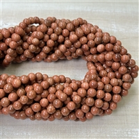 kelliesbeadboutique.com | 6mm Goldstone Bead Strands