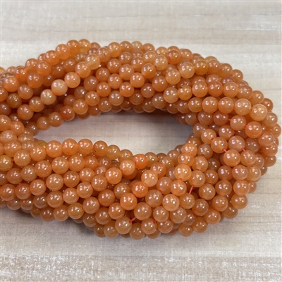 kelliesbeadboutique.com | 6mm Red Aventurine Strands