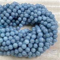 kelliesbeadboutique.com | 8mm Aqua Jade Strands