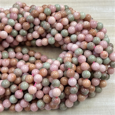 kelliesbeadboutique.com | 8mm Alashan Chalcedony Strands