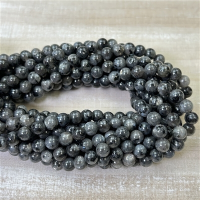 kelliesbeadboutique.com | 6mm Larvikite Strands