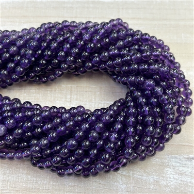 kelliesbeadboutique.com | 4mm Amethyst Strands